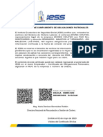 Certificado - Empresa - rUC IESS PDF