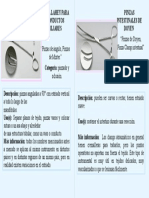 Pinzas quirúrgicas para oclusión de conductos biliares y pinzado intestinal