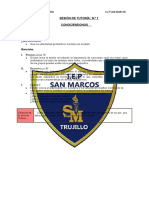 Conociendonos-Tutoría-4to Secundaria