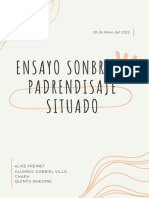 Portada Minimalista para Trabajo Escolar de Comunicación