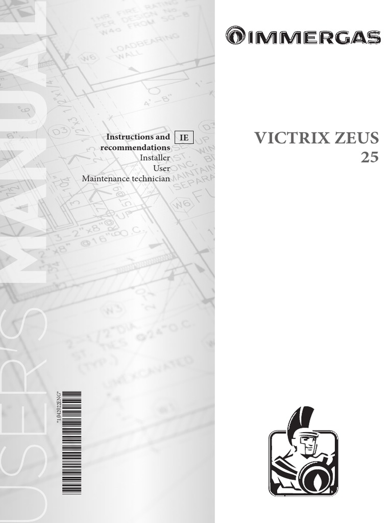 Victrix Zeus 25 PDF Water Heating Boiler