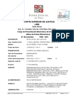 1888-2021. Cargo Del Exp. N. 182-2010. Emite Informe Escrito