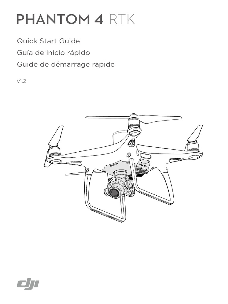 Phantom 4 RTK - Quick Start Guide - v1.2 - ES PDF | PDF
