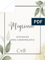 Manual Dos Padrinhos de Casamento Verde e Dourado PDF