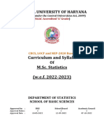 M.Sc. Statistics NEP Syllabus Wef 2022-23-1