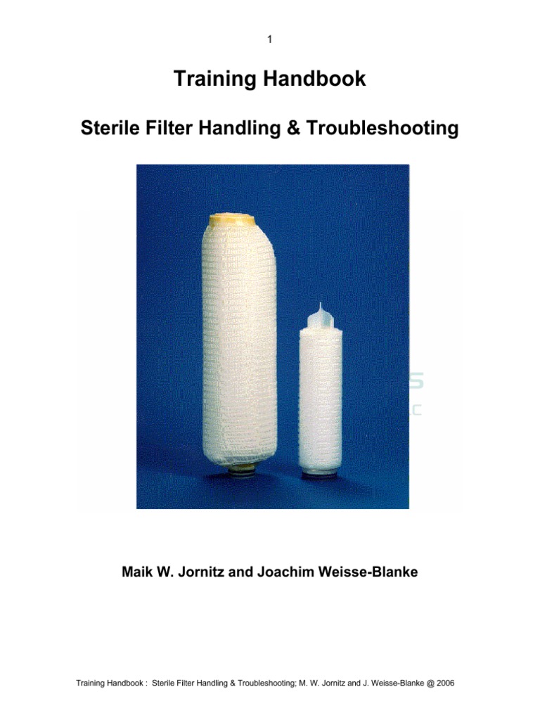 Sterile Filter Handling PDF PDF Sterilization (Microbiology