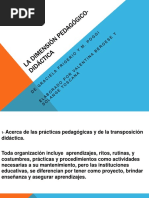 Dimension Pedagogica Diapositivas