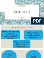 Module No. 1