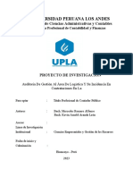 Plantilla Word Estructura Del Proyecto de Investigación