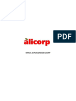 Manual de Funciones de Alicorp Manual de Funciones de Alicorp