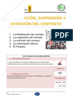 Unidad 5 - Modificacion, Suspensión y Extincion PDF