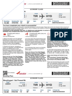 Scan boarding pass for Airsewa flight