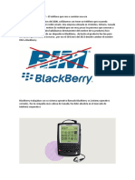 Historia de Blackberry