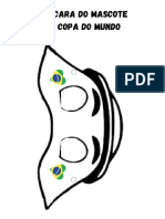 Máscara Do Mascote Da Copa Do Mundo