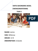 Lewensorientering Taak Janine PDF