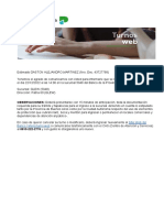 Comprobante Turno Web PDF