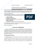 Algorithmique Et Structures de Données 2 - : Gestion de La Bibliothèque