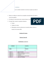 Catálogo de cuentas para empresa de venta de motos