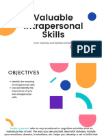 Valuable Intrapersonal Skills