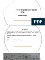 Fallas asimétricas SLG en sistema de potencia: corrientes, tensiones de falla y de línea