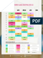 Horarios Clases Colectivas 2022 23