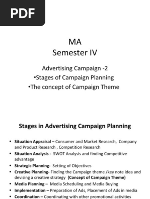 Advertising campaign