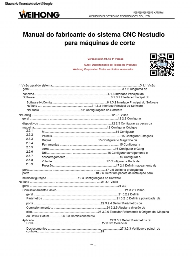 Manual of Ncstudio CNC System for Cutting Machines BR (1).pdf | PDF ...