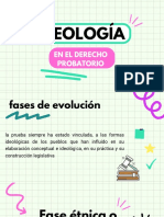 Ideología en El Derecho Probatorio