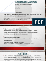 Cara Pelaksanaan Imtihan Tahdid Mustawa 2022 PDF