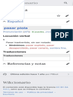 Pasar Piola - Wikcionario, El Diccionario Libre PDF