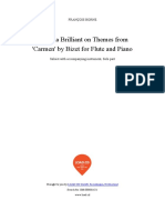 Fantasia Brilliant On Themes From Carmen by Bizet For Flute and Piano PDF