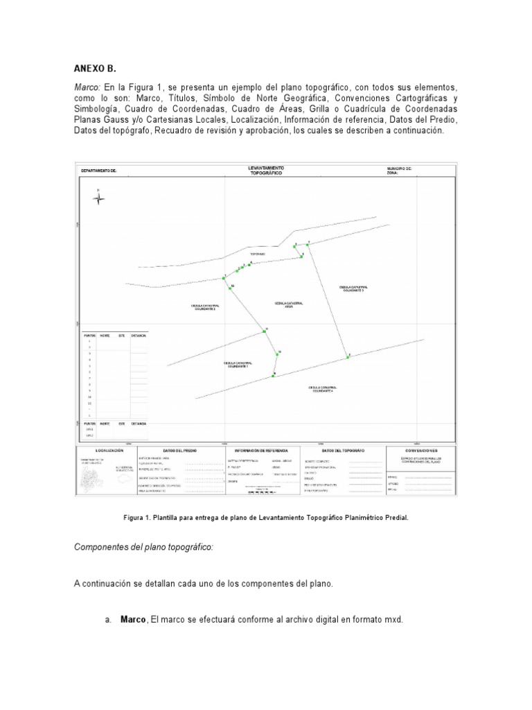 Anexo B. Plano | PDF | Topografía | Mapa