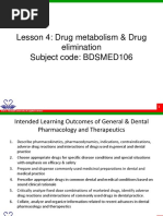 BDS 2nd Year Pharmacology Notes | PDF