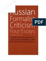 Livro Russian formalist criticism NebrasksPress