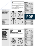 Player Sheet PDF