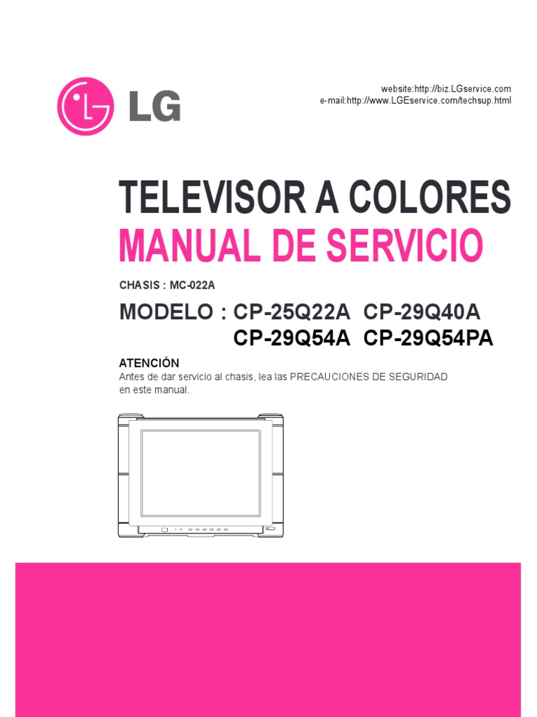 DIAGRAMA 6871VS Diagrama LG PDF Televisión Electrónica