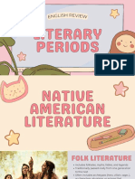 LITERARY PERIODS: A GUIDE TO AMERICAN LITERATURE