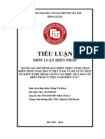 Tiểu Luận - Luật Hiến Pháp