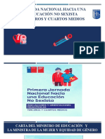 JORNADA NO SEXISTA 3° y 4° MEDIO