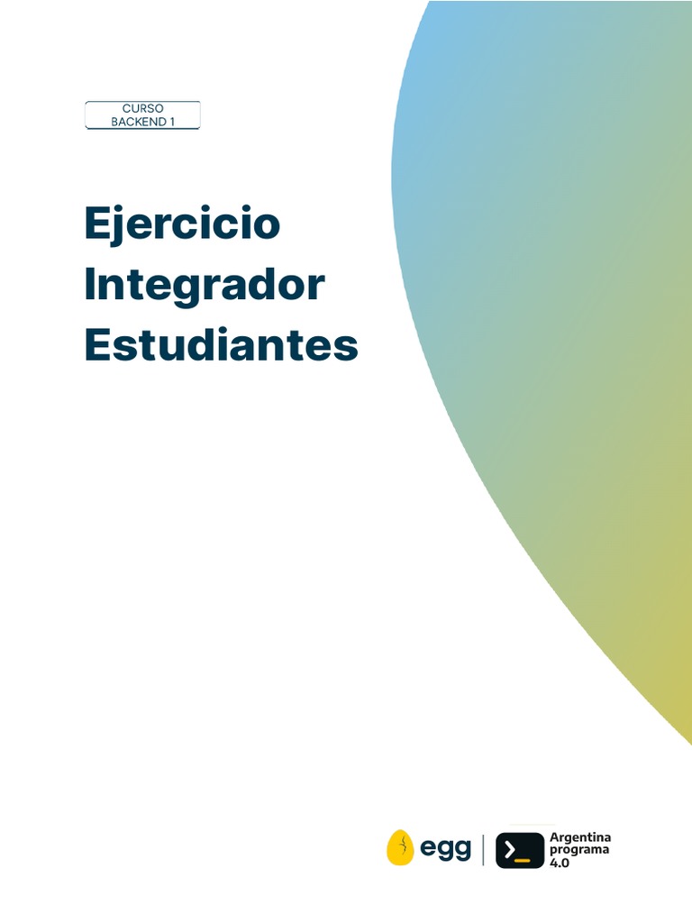 Ejercicio Integrador de Estudiantes | PDF
