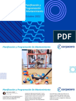 Curso de Planificacion y Programacion de Mantenimiento 26 y 27 Octubre 2022 PDF