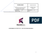 Et-Proy-Con-Mec-02 - Especificaciones Técnicas Construcción Obras - Obras Mecánicas PDF