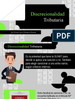 Discrecionalidad Tributaria