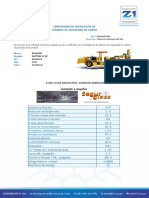 Certificado de Laminado de Seguridad para Vidrio Raptor Op-P81ma16 PDF