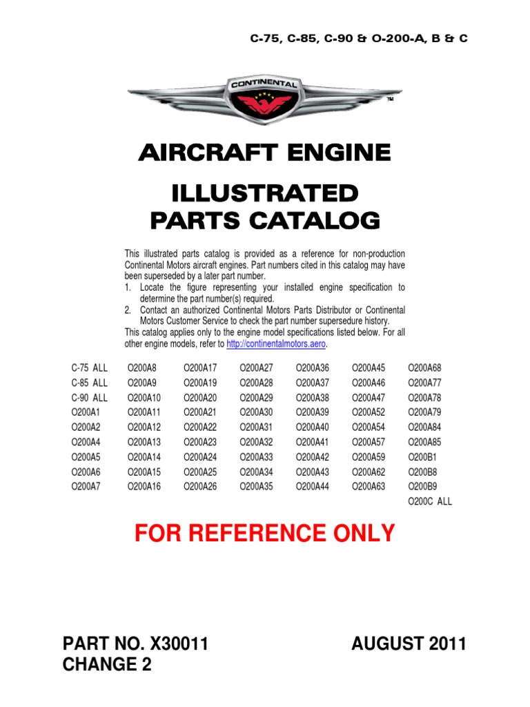 2011 C-85 Parts Manual | PDF | Vehicles | Engines