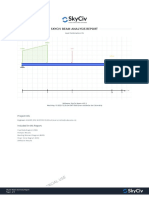 SkyCiv Beam Summary Report - P4PFxzSVKS21VjTfWFu26hFCg5KprMtg