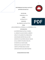 Aplicaciones de la integral en ingeniería civil