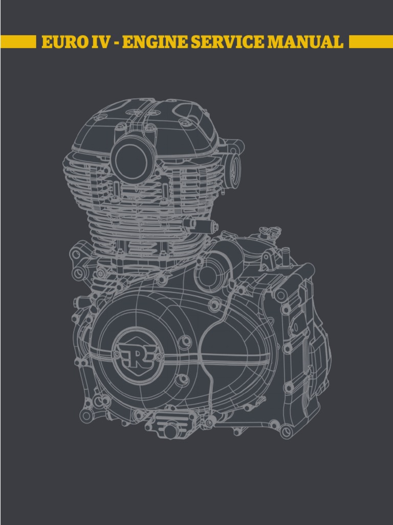 Royal Enfield UCE Engine Manual | PDF | Clutch | Piston