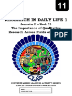 Applied - 11 - Research in Daily Life 1 - semII - CLAS3B - The Importance of Qualitative Research Across Fields of Inquiry - v7 PNS PDF