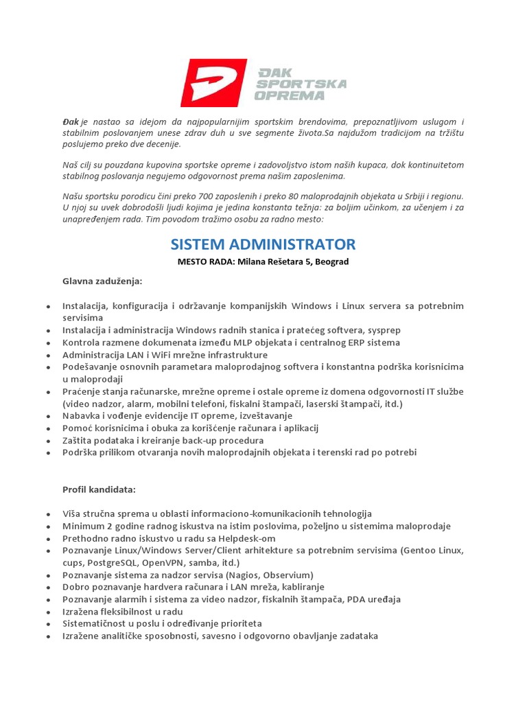 Sistem Administrator PDF | PDF